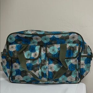 Embark Floral Patterned Duffel Bag